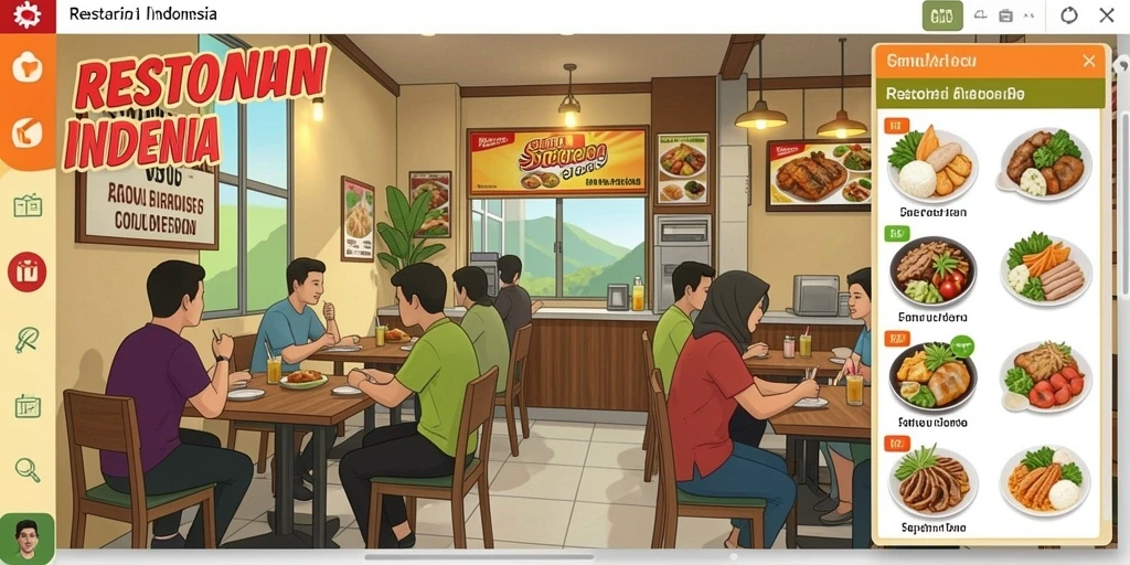 Tampilan antarmuka pengguna yang ramah dan menarik.